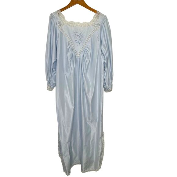 Vintage Christian Dior‎ satin maxi nightgown - Picture 1 of 13